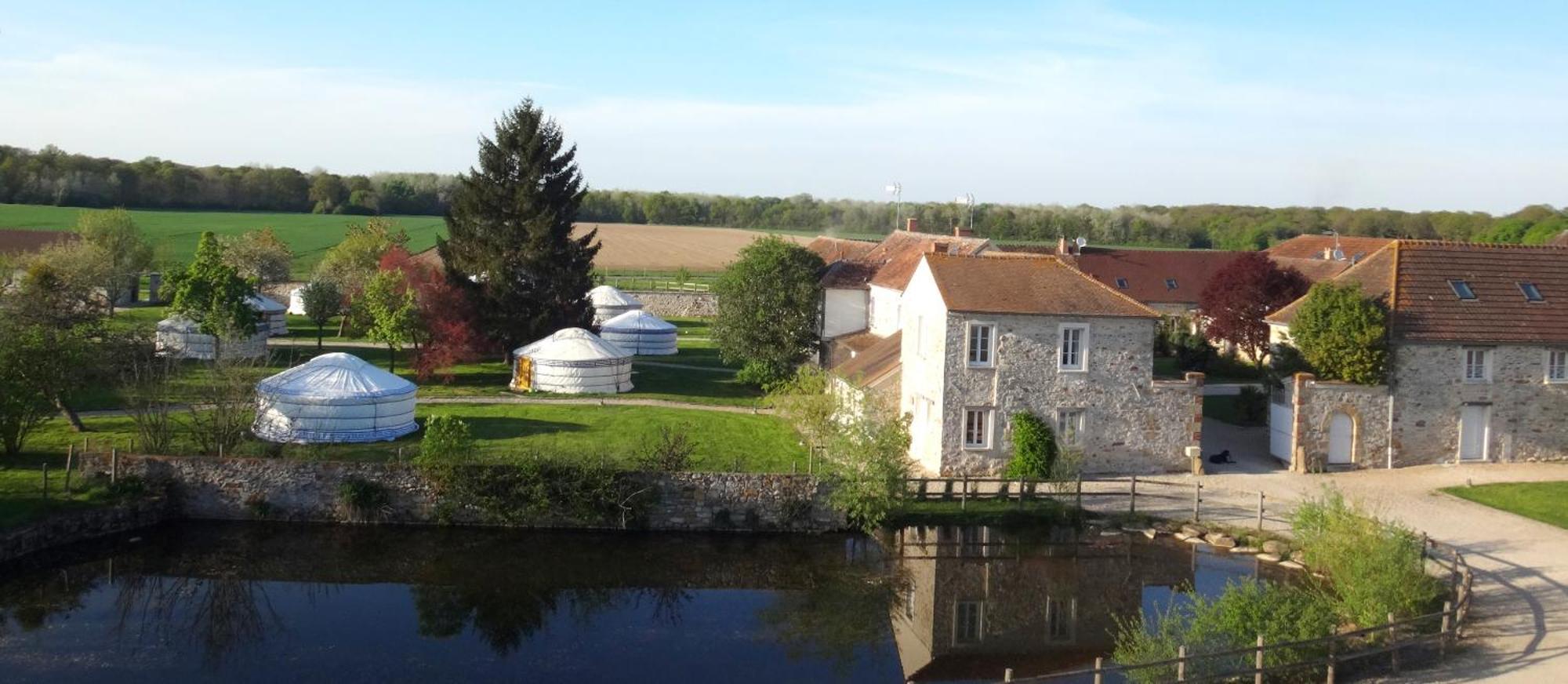 Yourte Nomade-Lodge Les Ecrennes Екстер'єр фото